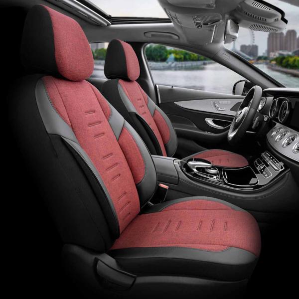 Auto Sitzbezug Set Universal Vorne und Hinten Komfortabel Komplett Set